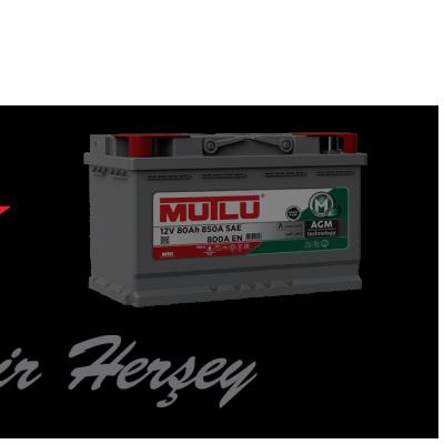 12V80AH MUTLU AKÜ