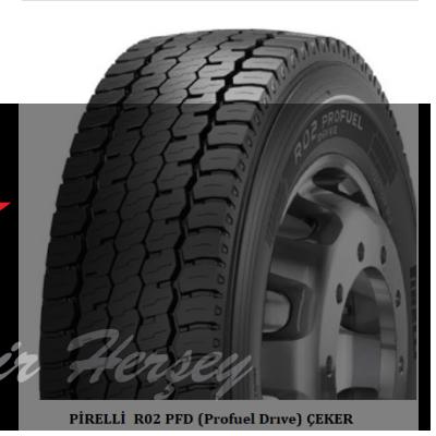 245/70R19.5   PİRELLİ  136/134M  R02 PF D (KO1) ASFALT ÇEKER
