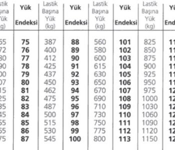Yük Endeksi Nedir?